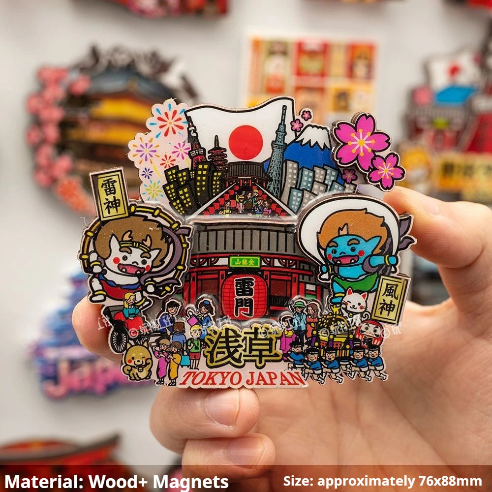 Magnete 3D Torii e Sumo - Souvenir Tradizionale
