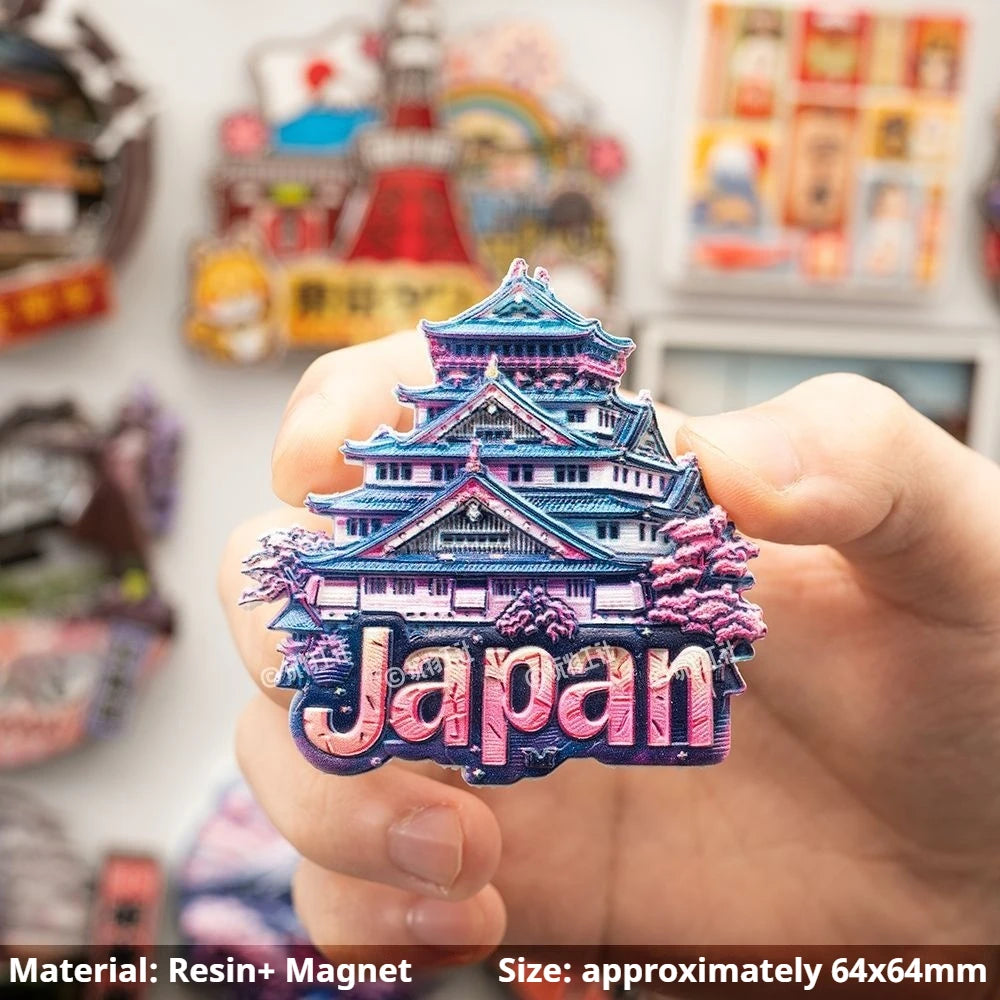 Magnete 3D Torii e Maiko - Souvenir Giappone