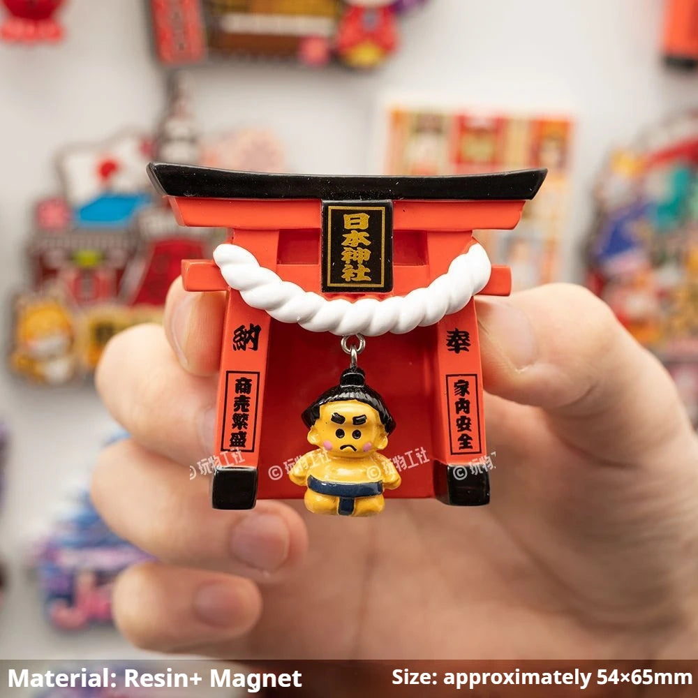 Magnete 3D Portale Torii e Monte Fuji - Souvenir