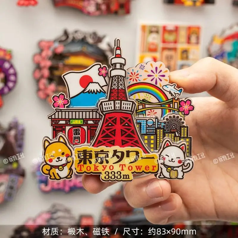 Magnete 3D Osaka Landmark - Souvenir Giappone
